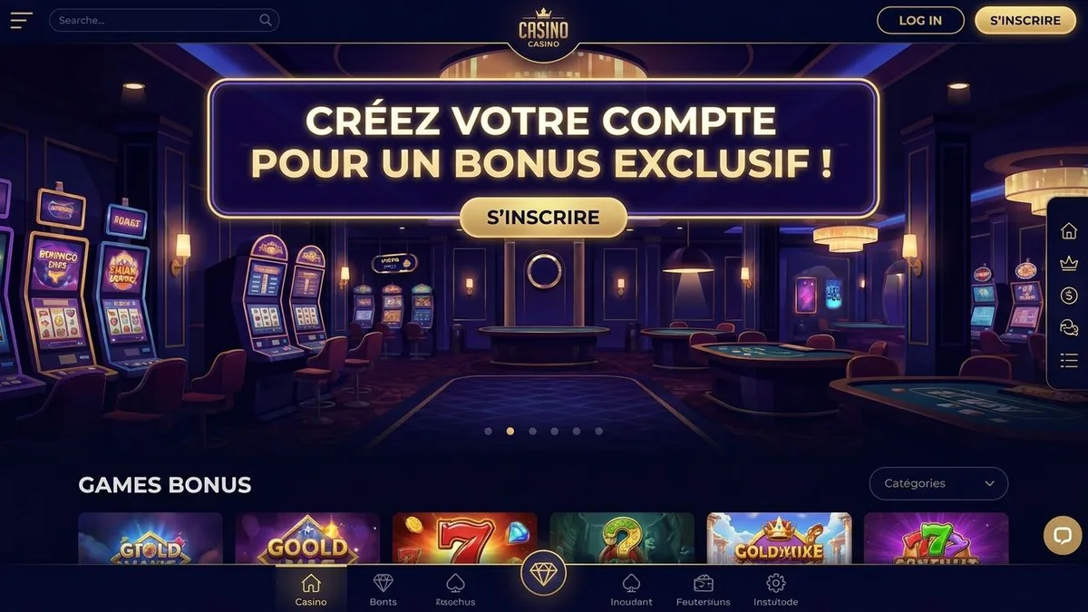 Inscription avec bonus